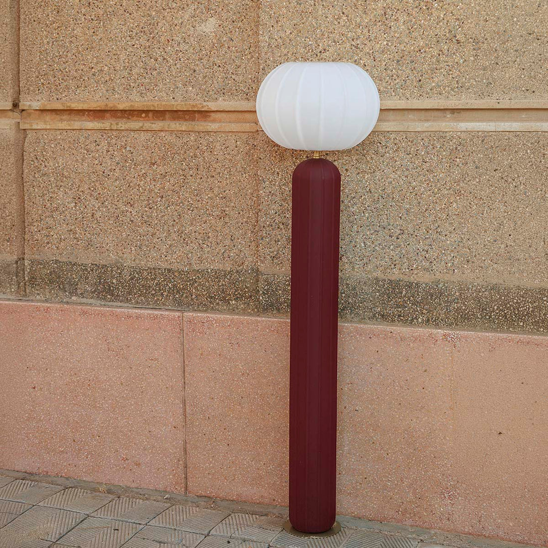 Lampadaire solaire Rachel 145, style Art déco
