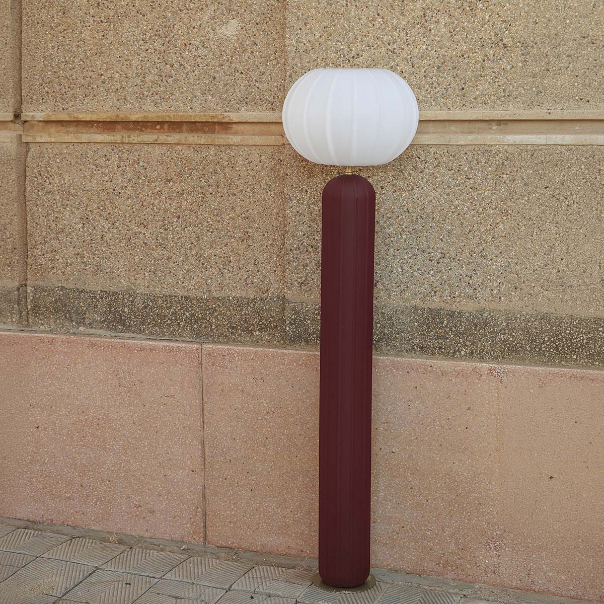 Lampadaire solaire Rachel 145, style Art déco
