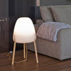 Lampadaire Rocket à pieds bois