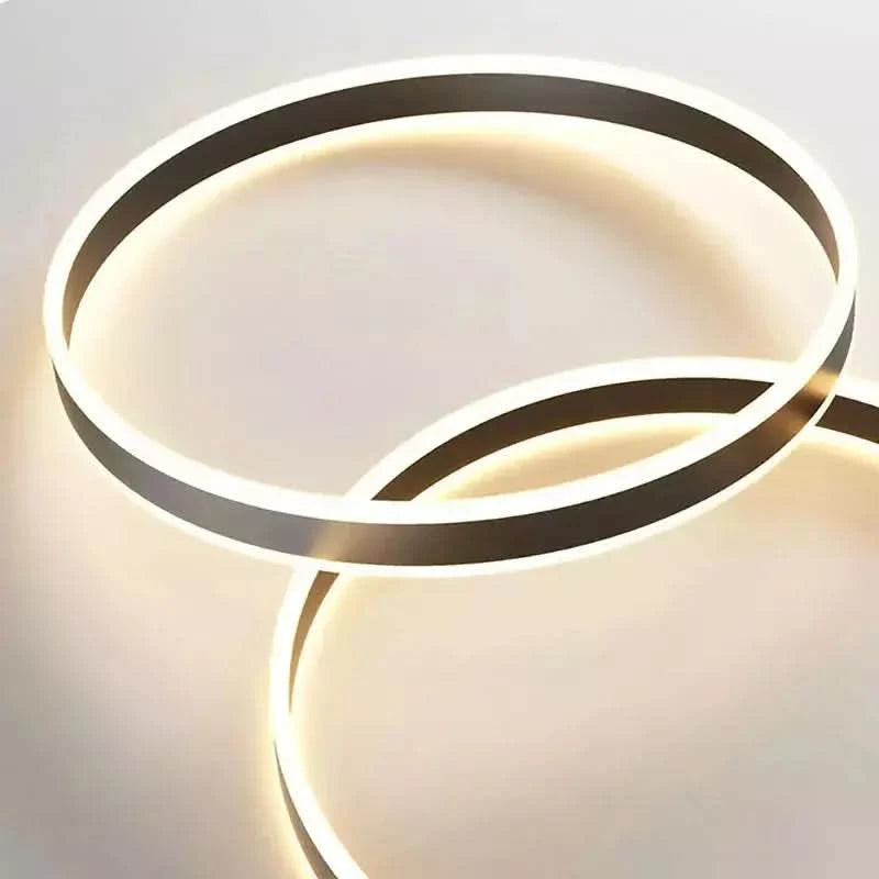 Minimalism Round Chandeliers Light For Bedroom Kitchen Living Room Indoor Lighting Home Decor Luster White Black Luxury Lighting | Designix -     - https://designix.fr/