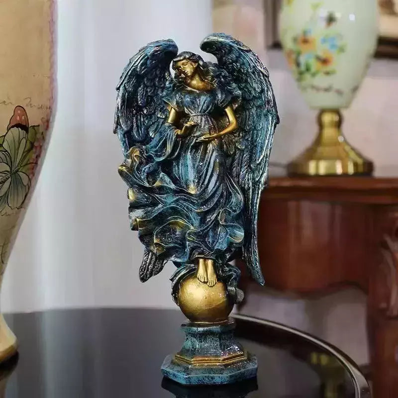 Prayer Angel Goddess Sculpture Ornament  Ancient Greek Mythological Figures Lucky Statue Office Study New Room Home Decor | Designix -     - https://designix.fr/