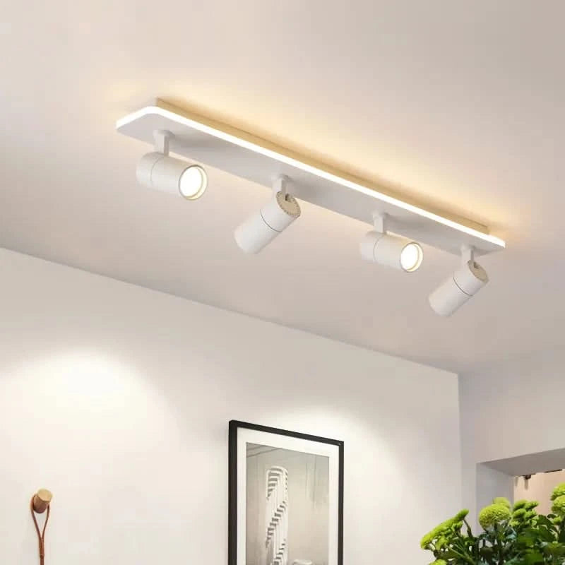 Plafonnier LED noir moderne projecteur | Designix - Luminaire - https://designix.fr