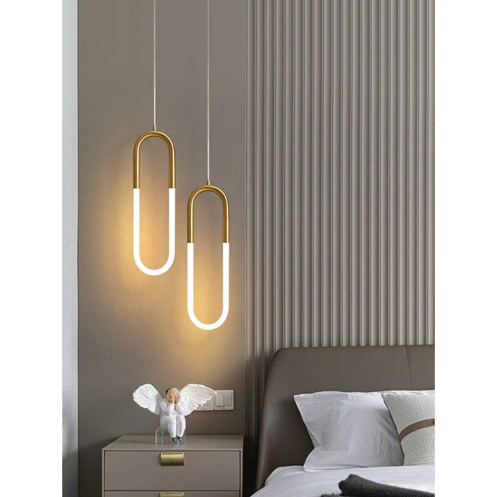 Suspension Chambre U-Light | Drap | Designix - Suspension luminaire    - https://designix.fr