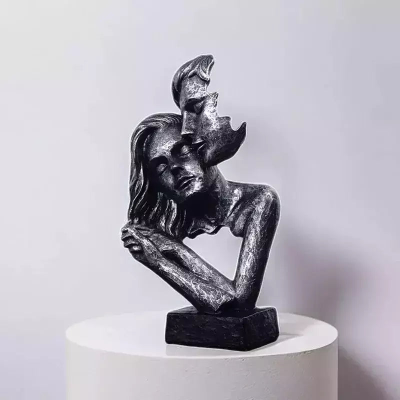 Vilead Vintage Kissing Couples Statue Valentine's Day Gifts Figurines Home Living Room Interior Decoration Accessories Sculpture | Designix -     - https://designix.fr/