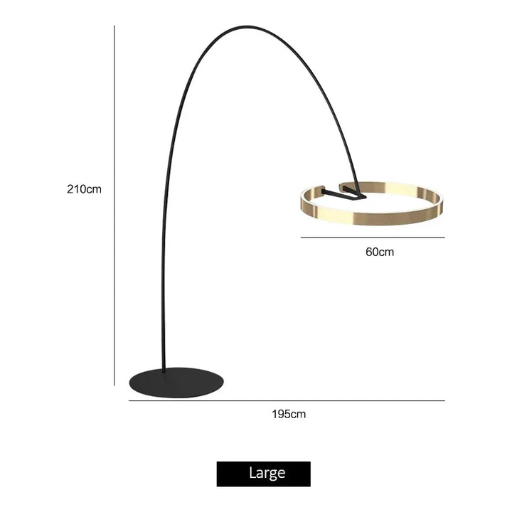 Lampadaire LED Design | Éclat Zen | Designix - Lampadaire Grand   - https://designix.fr/
