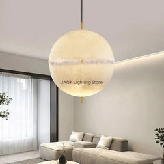 Suspension beige boule | Lunéa