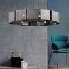 Plafonnier noir ovale | Ombra
