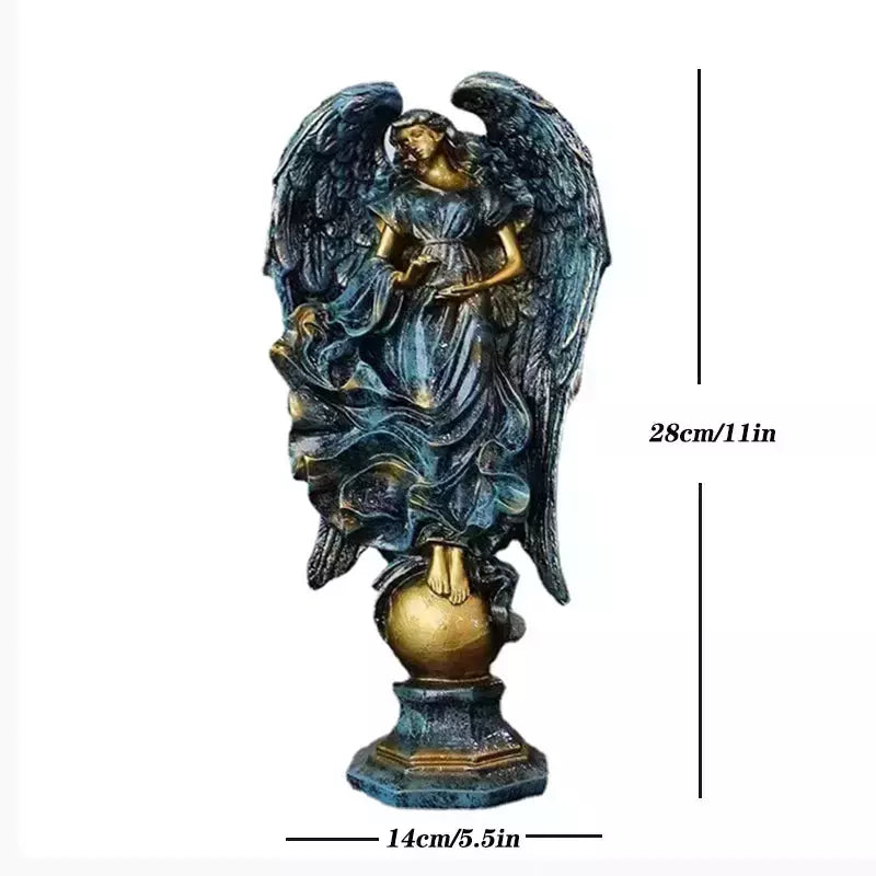 Prayer Angel Goddess Sculpture Ornament  Ancient Greek Mythological Figures Lucky Statue Office Study New Room Home Decor | Designix -     - https://designix.fr/