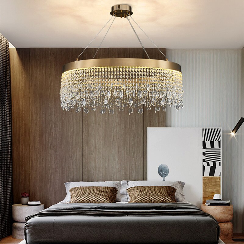 lustre-de-luxe | Designix - Lustre Or 80 cm - https://designix.fr