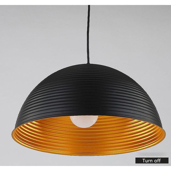 Suspension Rétro Aluminium Unique | Inox | Designix - Suspension luminaire    - https://designix.fr