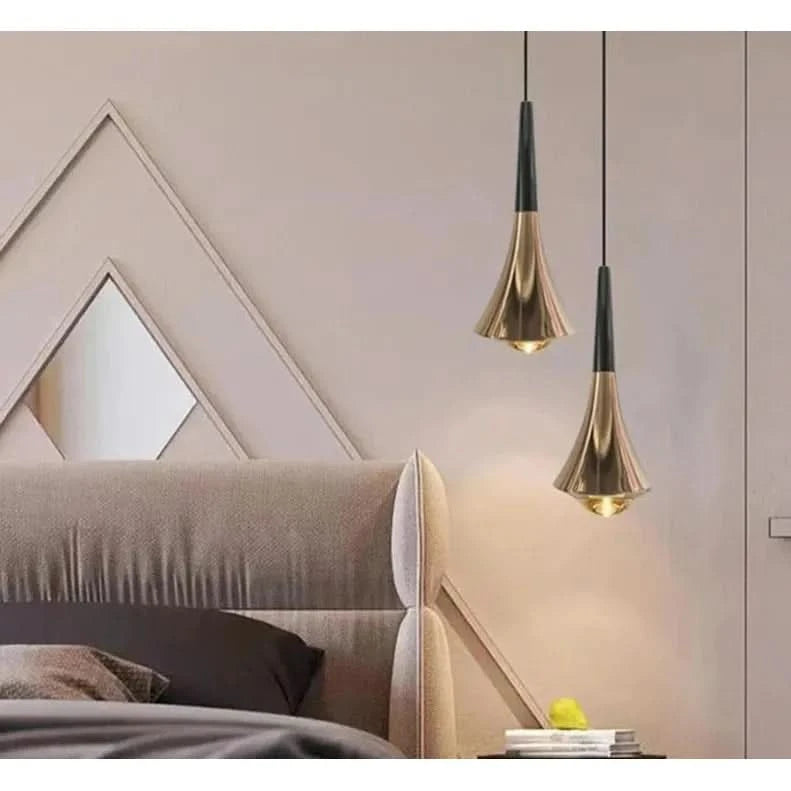 Nordic Light Luxury LED Pendant Lights Mirror Lamp Home Kitchen Island Dining Living Room Bar Cafe Droplight Fixture | Designix -     - https://designix.fr/