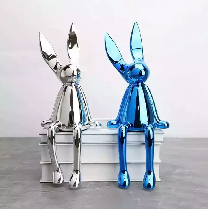 Nordic Home Decorate Figurines for Interior Gift Rabbit Statue Christmas Room Decor Abstract Art Study Sculpture Desk Gift | Designix -     - https://designix.fr/