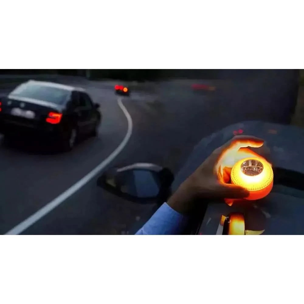 Led Car Emergency Light Rechargeable V16 Explosion Flashing Light LED Lamp Waterproof Induction Strobe Flashing Warning Light | Designix -     - https://designix.fr