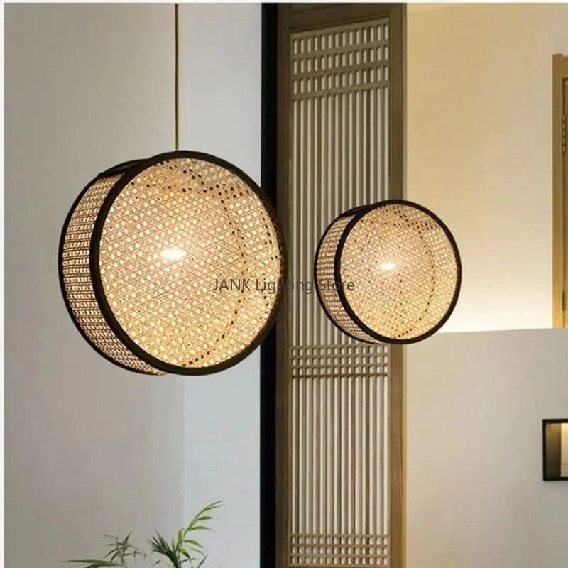 Suspension boule rotin | Nima