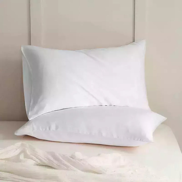 2 Pcs Enveloppe Coton Taies d'Oreiller | Designix -  Blanc 2 pièces 51x71cm(20x28in) CHINE - https://designix.fr/