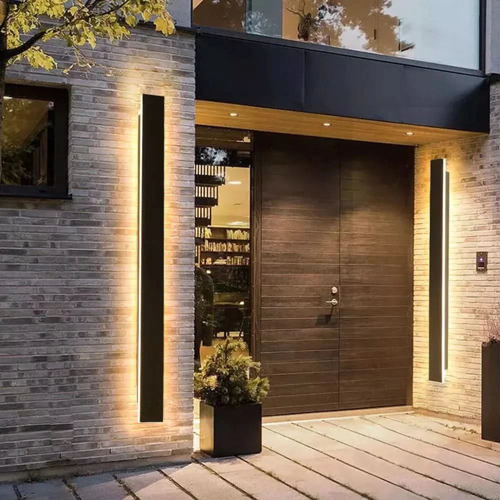 Outdoor Wall Light Modern Waterproof IP65 Aluminum Light Garden Villa Porch Sconce Light Outside Led Outdoor Lighting Wall Lamps | Designix -     - https://designix.fr