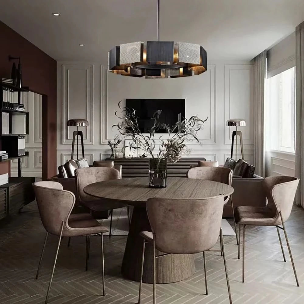 Plafonnier noir ovale | Ombra