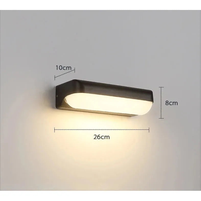 Eclairage LED Extérieur Mural | LuminaFocus | Designix - Applique murale extérieur Blanc Chaud   - https://designix.fr/