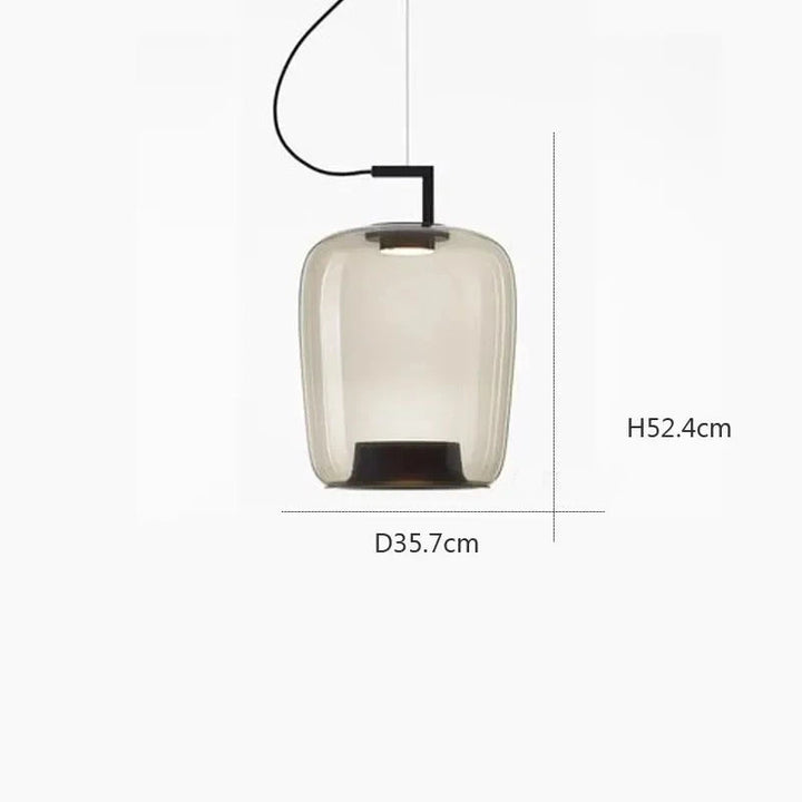 luminaires salle a manger en verre | Designix -  PL854 35.7cm Matte Warm white  - https://designix.fr/
