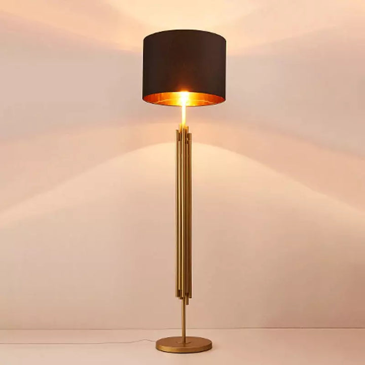 Grand Lampadaire sur Pied | Élégance Art Déco | Designix - Lampadaire Grand | 165 x 45cm Blanc Froid  - https://designix.fr/