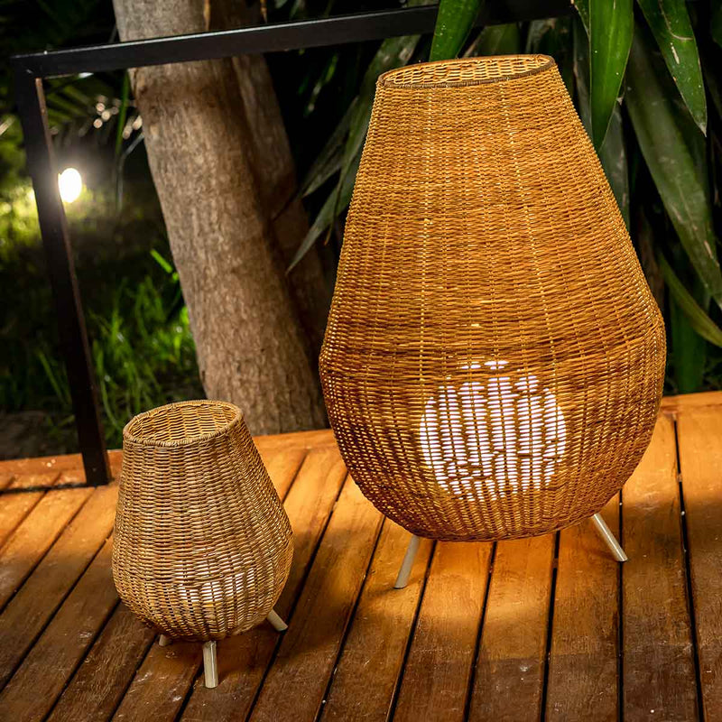 Lampe décorative Saona 70 en fibres naturelles