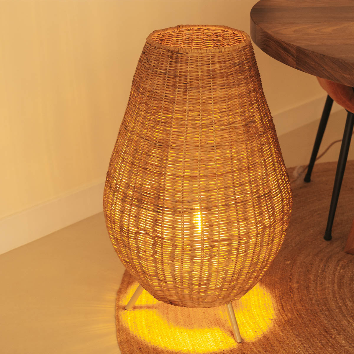 Lampe décorative Saona 70 In and Out en fibres naturelles