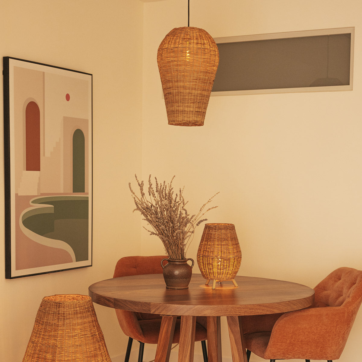 Suspension Saona Hang en fibres naturelles