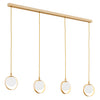 Suspension luminaire Saturnia 4 lumières