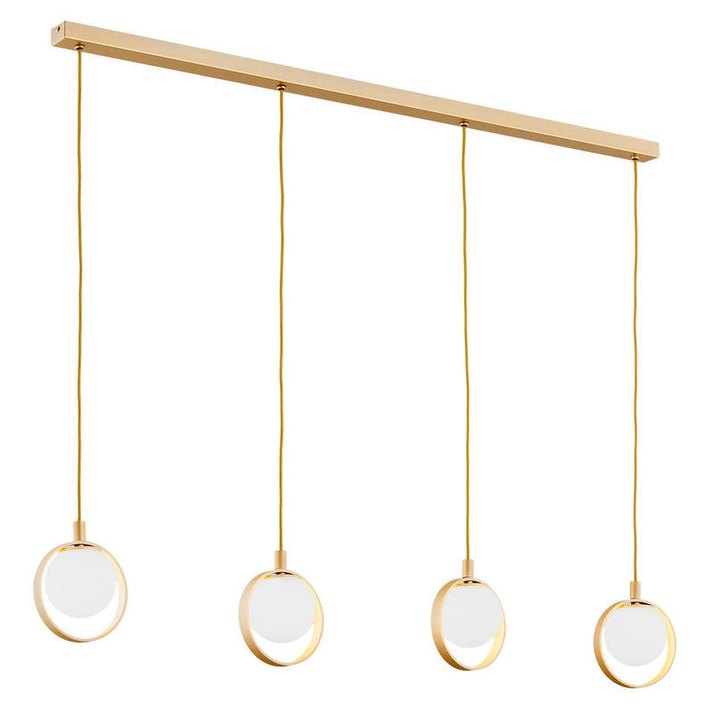 Suspension luminaire Saturnia 4 lumières