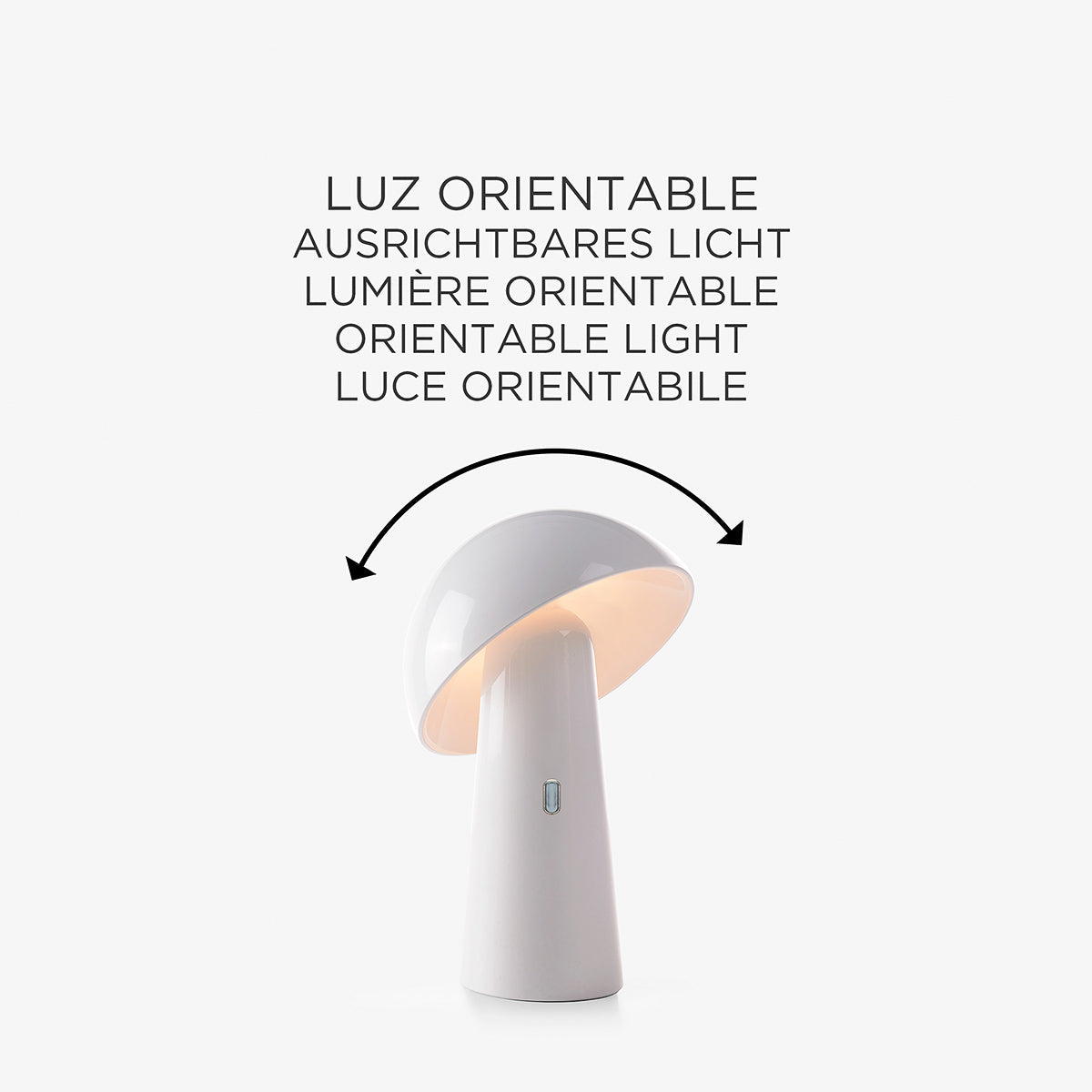 Lampe à poser orientable Shitake
