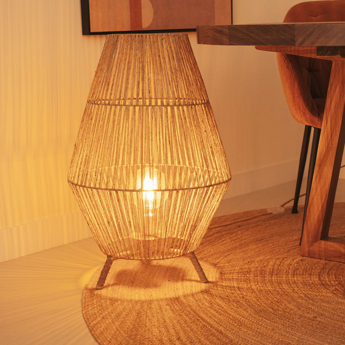 Lampe décorative Sisine 70 In and Out en fibres naturelles