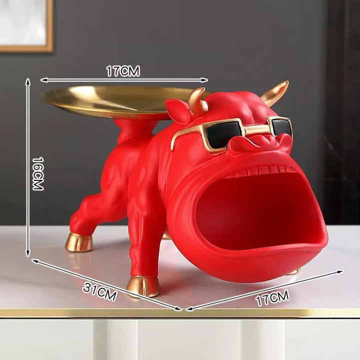 Home Animal Modeling Decor Entry Living Room Sideboard Home Decor, Decoration Crafts Entryway Key Storage Ornaments | Designix -  red   - https://designix.fr/