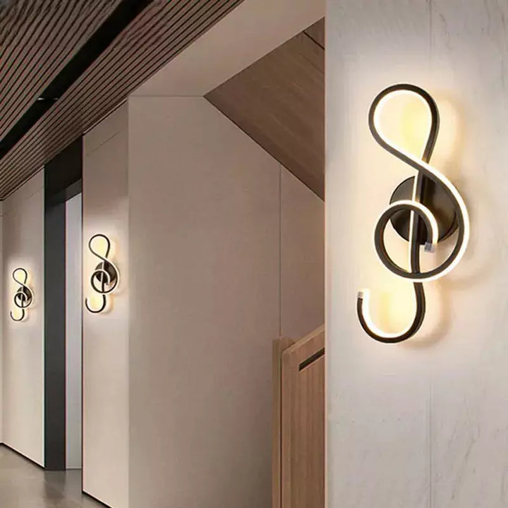 Applique Murale Note de Musique | Symphonie Lumineuse | Designix - Applique Murale    - https://designix.fr/