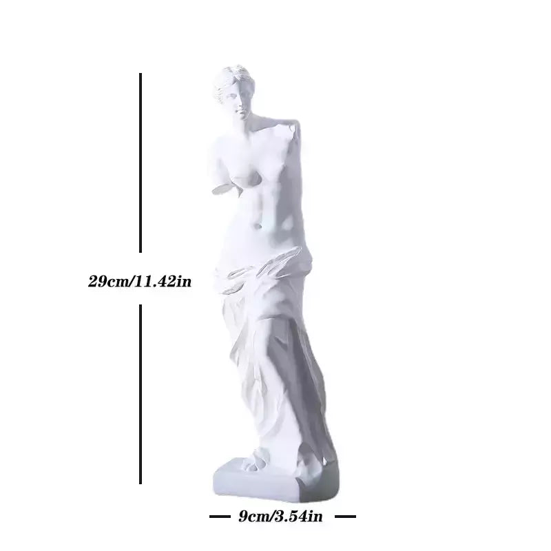 11 Inch Nordic Style Art Broken Arm Venus Figurine Statue Resin Crafts Sketch Sculpture Study Office Home Decoration | Designix -  White   - https://designix.fr/