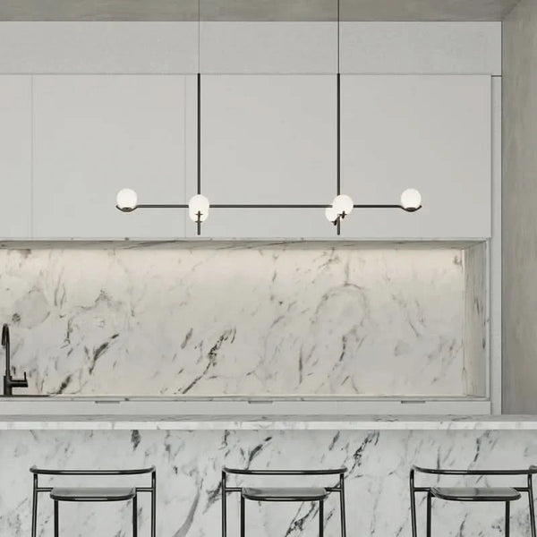Lustre design plafond led or noir | Voltis