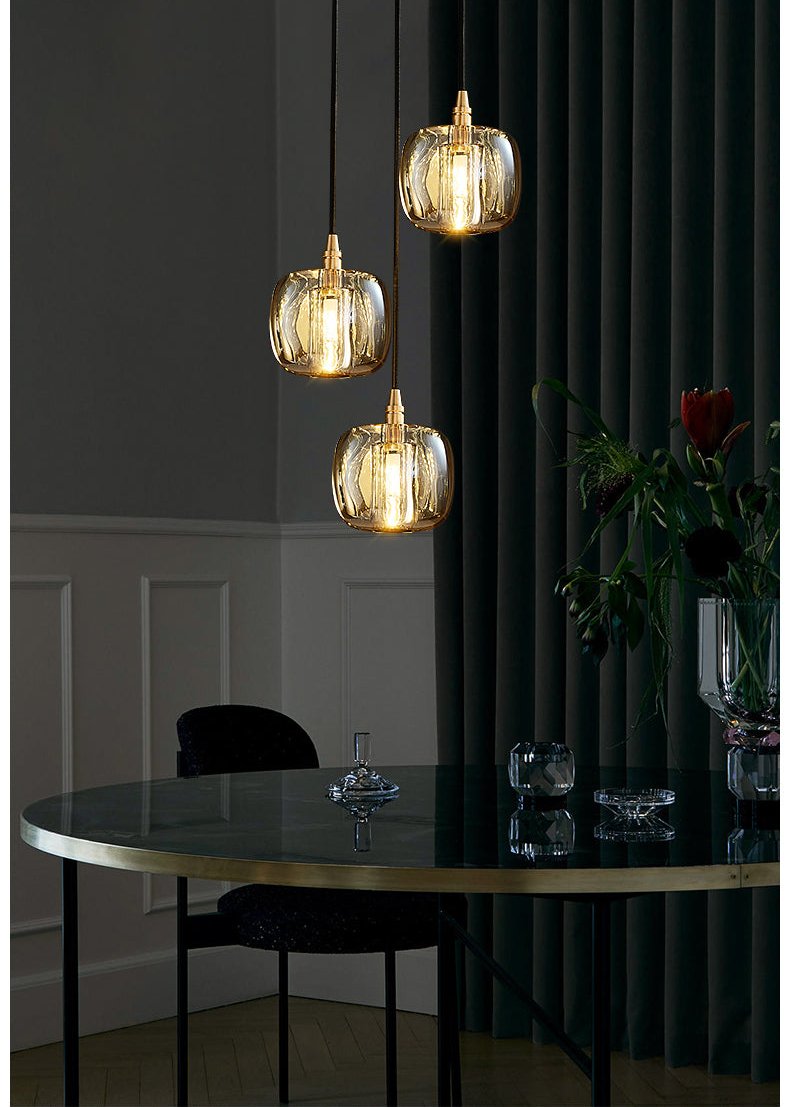 Lustre 3 Lampes | Xani | Designix - Lustre - https://designix.fr