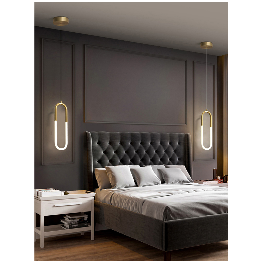 Suspension Chambre U-Light | Drap | Designix - Suspension luminaire    - https://designix.fr