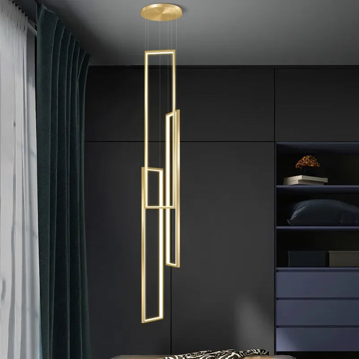 lampe plafond suspendu rectangulaire | Designix -     - https://designix.fr/