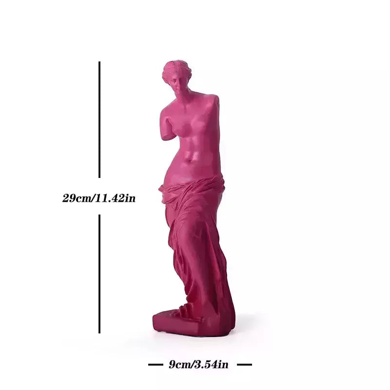 11 Inch Nordic Style Art Broken Arm Venus Figurine Statue Resin Crafts Sketch Sculpture Study Office Home Decoration | Designix -  Red   - https://designix.fr/