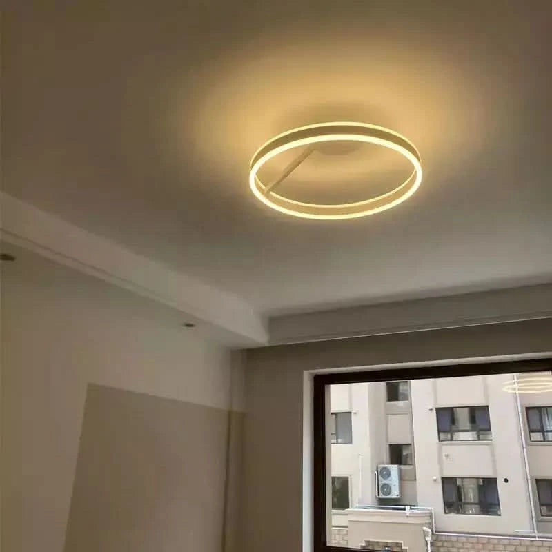 Minimalism Round Chandeliers Light For Bedroom Kitchen Living Room Indoor Lighting Home Decor Luster White Black Luxury Lighting | Designix -     - https://designix.fr/