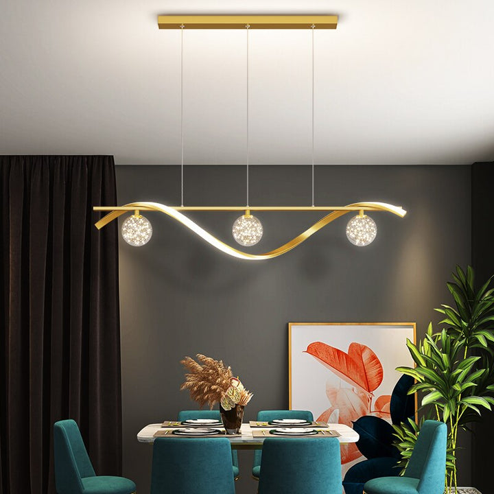 lustre-noir-design | Designix - Lustre Or - https://designix.fr