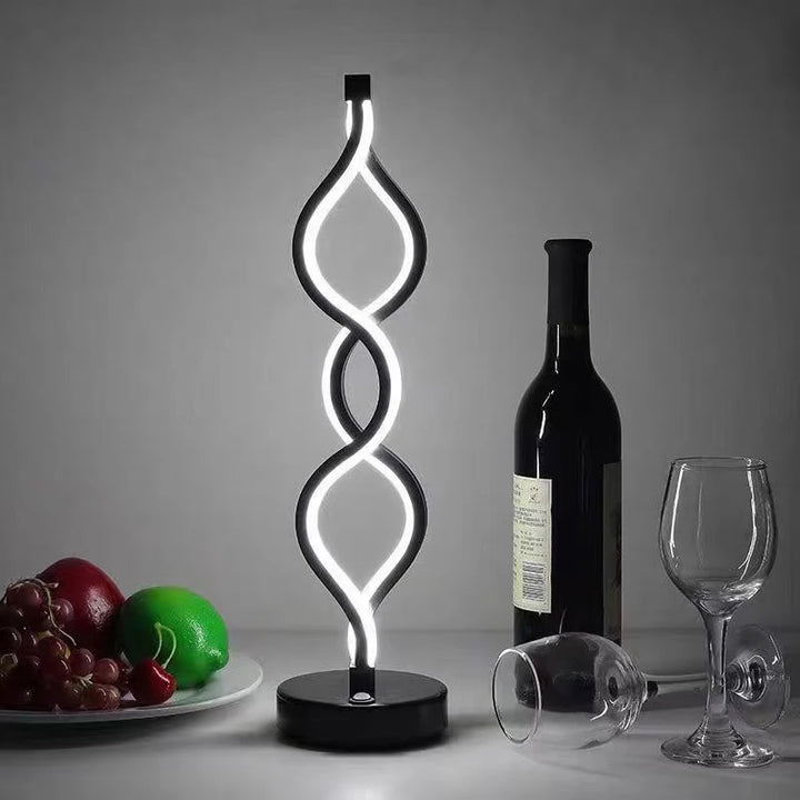 Lampe spirale LED | Designix -     - https://designix.fr/