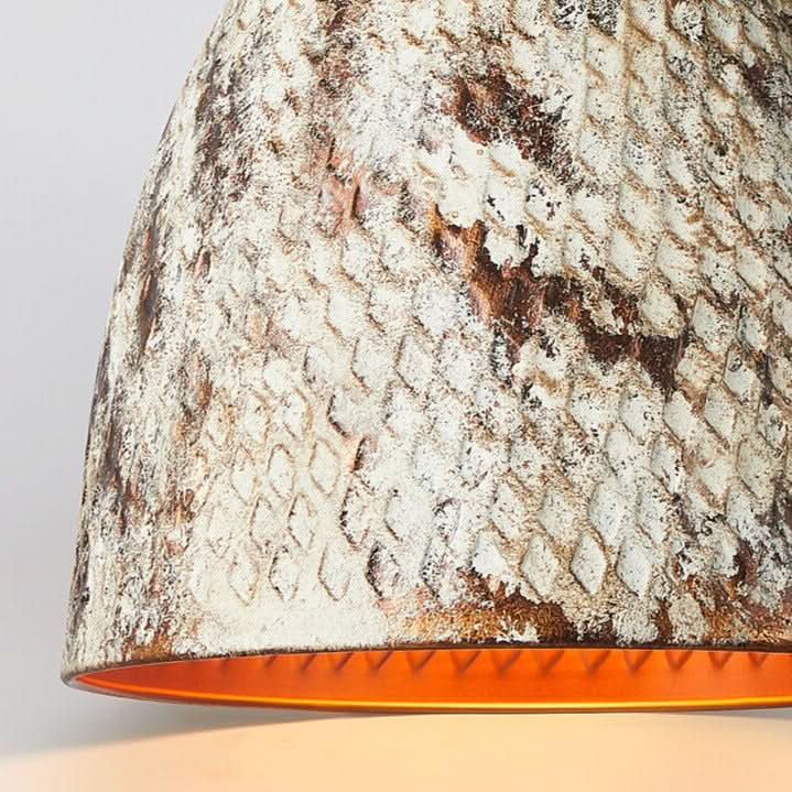 Suspension moderne avec abat-jour effet python Orkhi | Designix - Luminaire - https://designix.fr