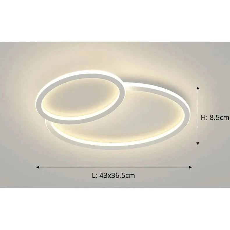 LED Smart Chandeliers For Bedroom Lamps Dining Living Room Indoor Lighting Lusters home decoration Lights Luminaire fixtures | Designix -  B 43cm Cool White no remote  - https://designix.fr/