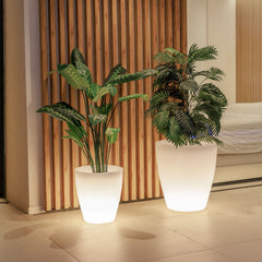 Jardinière lumineuse ronde Violeta
