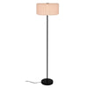 Lampadaire Vivienne noir, tissu