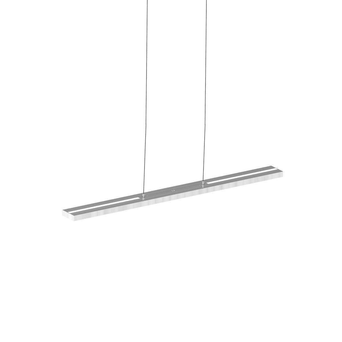 Suspension luminaire Bande argenté