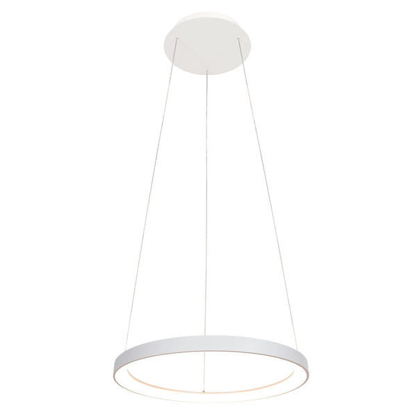 Suspension luminaire Ringlede blanc