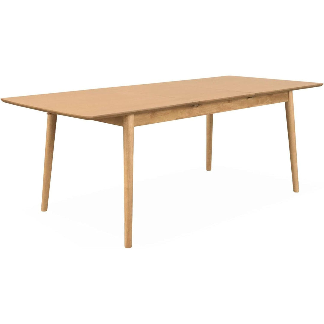 Alice'S Home - Table À Manger Extensible Naturelle Rectangulaire Lina 6 À 8 Places. 160 À 210Cm | Designix - Amazon    - https://designix.fr/