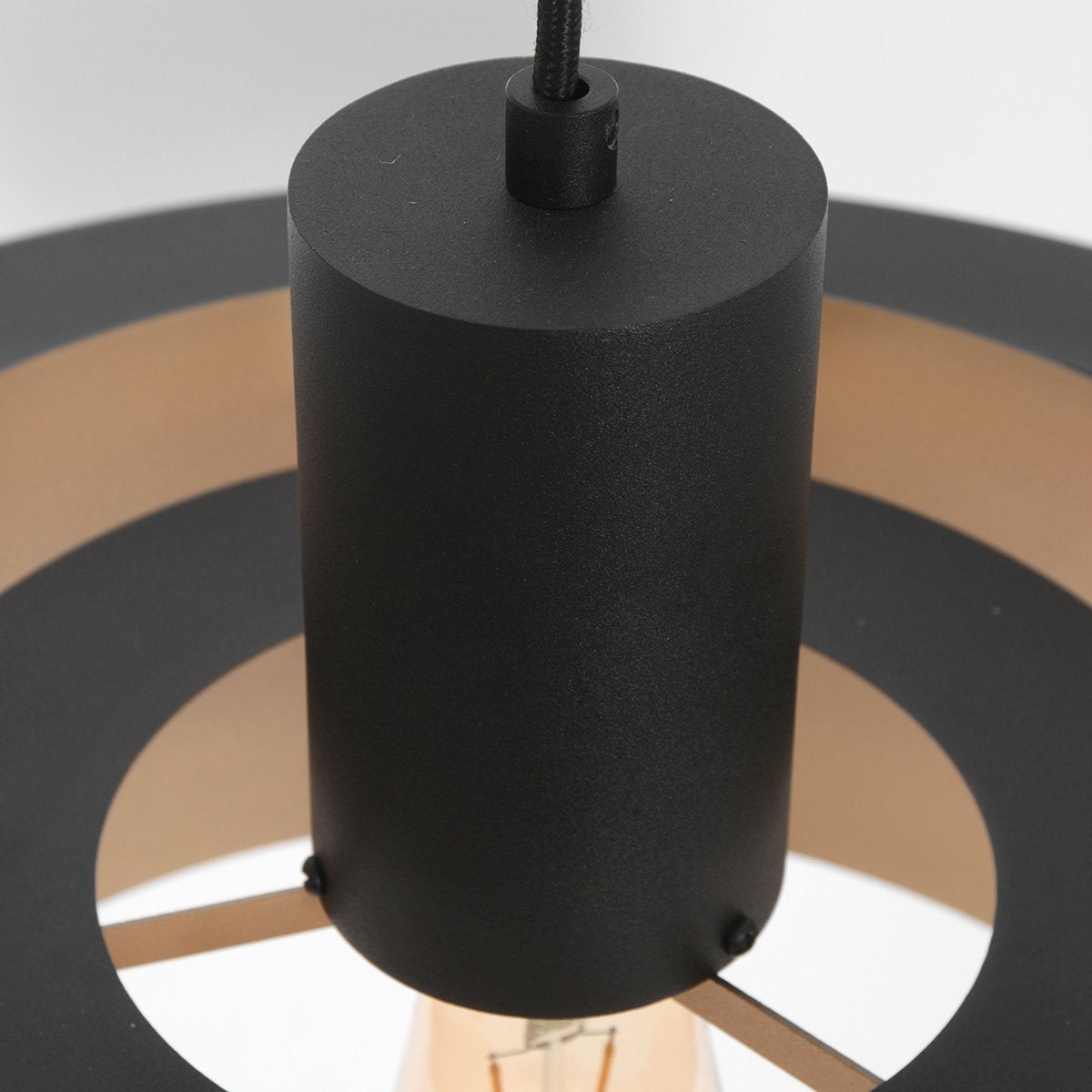 Suspension luminaire Flinter noir